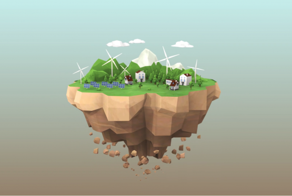 Minimal 3D Ecosystem ad